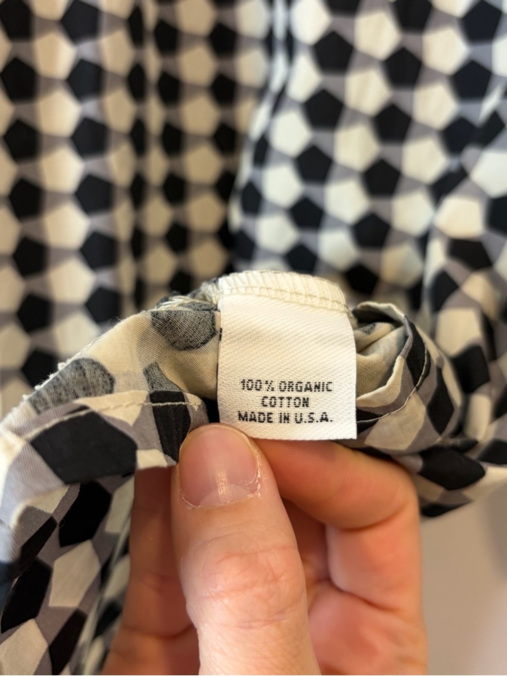 Bryn Walker Lucinda Organic Cotton Poplin Checkered Print Hi-Low Hem XS Artsy - Picture 5 of 8